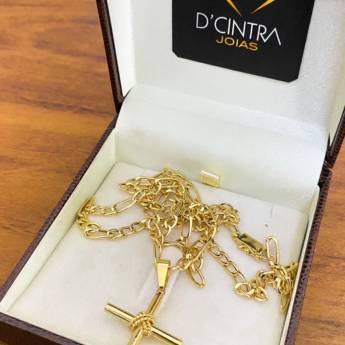 Comprar o produto de Corrente com Crucifixo Ouro 18k em Bauru em Correntes em Bauru, SP por Solutudo
