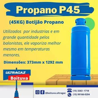 Comprar o produto de Propano P45 em Gás em Boituva, SP por Solutudo