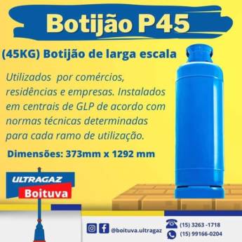 Comprar o produto de Botijão P45 em Gás em Boituva, SP por Solutudo