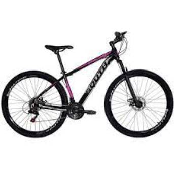 Comprar o produto de Bicicleta Aro 29 South Legend 21 velocidades Preto/Rosa em Bicicletas Adultos em Indaiatuba, SP por Solutudo