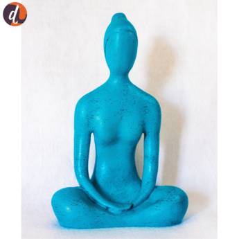 Comprar o produto de Yoga azul turquesa em Decoração - Objeto para Decoração em Assis, SP por Solutudo