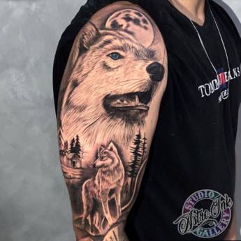 Comprar o produto de Tatuagem Preto e Branco em Tatuagem em Avaré, SP por Solutudo