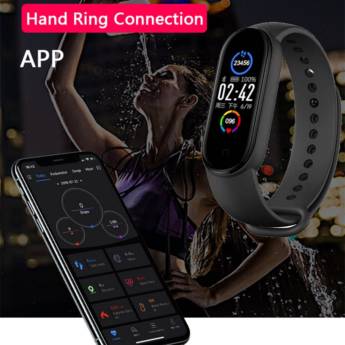 Comprar o produto de Smartband M5 tela sensível mede Pressão arterial em Outros Eletrônicos em São Paulo, SP por Solutudo