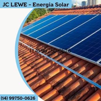 Comprar o produto de Faça seu orçamento com JC LEWE - ENERGIA SOLAR em Energia Solar em Botucatu, SP por Solutudo