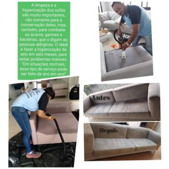Comprar o produto de Limpeza de estofados em sofá em Limpeza de Estofados em Votorantim, SP por Solutudo