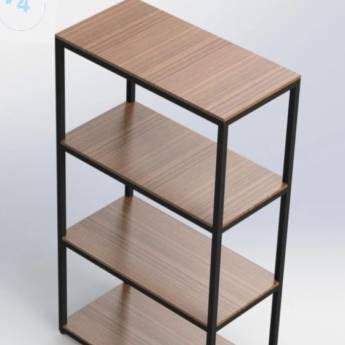 Comprar o produto de Estante industrial em MDF para cozinha industrial em Cozinhas Industriais em Curitiba, PR por Solutudo