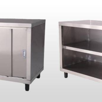 Comprar o produto de Balcão de Apoio em aço inox para cozinha industrial em Cozinhas Industriais em Curitiba, PR por Solutudo