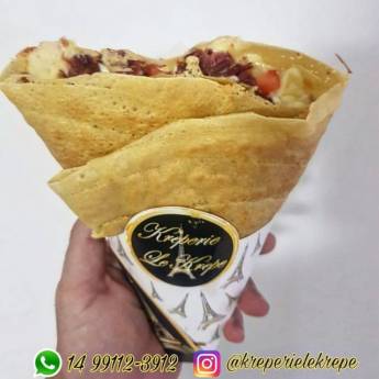Comprar o produto de Crepe de Carne Seca em Bauru em Salgados Doces em Bauru, SP por Solutudo