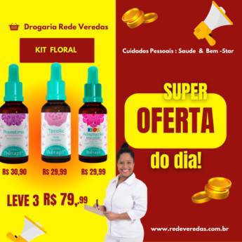 Comprar o produto de OFERTA DO DIA - KIT FLORAL  em Higiene em Divinópolis, MG por Solutudo