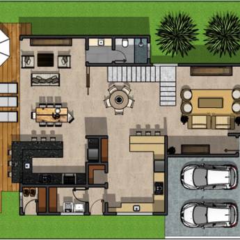 Comprar o produto de Projeto Residencial em Arquitetura em Santa Bárbara Resort Residence, SP por Solutudo