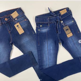 Comprar o produto de Calça 4 a 8 anos em Calças Jeans em Foz do Iguaçu, PR por Solutudo