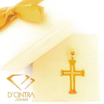 Comprar o produto de Pingente de Crucifixo Ouro em Bauru em Pingentes em Bauru, SP por Solutudo