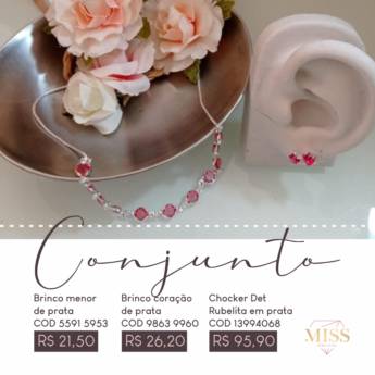 Comprar o produto de Conjuntos de Prata em Prata em Leopoldina, MG por Solutudo