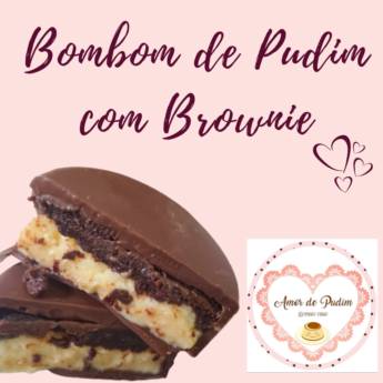 Comprar o produto de Bombom de Pudim com Brownie em Brownies em São Manuel, SP por Solutudo