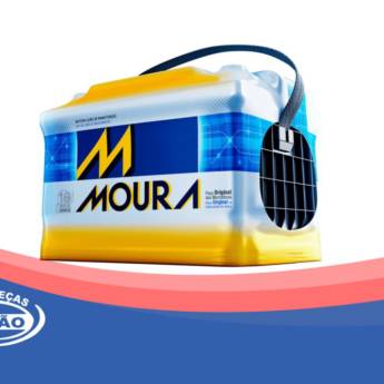 Comprar produto Bateria Moura 60ah - M60GD em Baterias pela empresa Auto Peças União • Peças e Acessórios Automotivos em Atibaia em Atibaia, SP