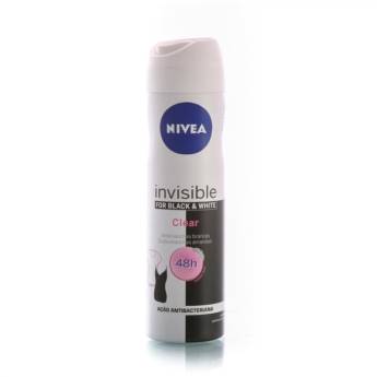 Comprar o produto de Desodorante nivea aero 2em1 black&white invisible clear 150ml cada em Desodorantes em Abatiá, PR por Solutudo