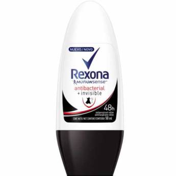 Comprar o produto de Desodorantes rexona rolon antibacterial+invisible 50ml  em Desodorantes em Divinópolis, MG por Solutudo