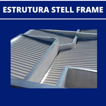Comprar o produto de Estrutura Steel Frame em Calhas - Inox em Itapetininga, SP por Solutudo
