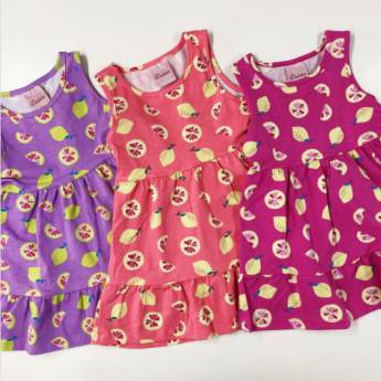 Comprar o produto de Vestido de criança soltinho em Vestidos Casuais em Foz do Iguaçu, PR por Solutudo
