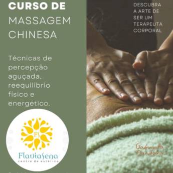 Comprar o produto de Curso de Massagem Chinesa | Método Gabriela Dandara |Início 20/09/2022 em Cursos de Beleza em Jundiaí, SP por Solutudo