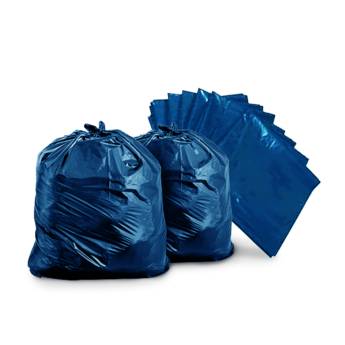 Comprar o produto de Saco de Lixo Azul de 60L /100 unidades em Bauru e Região em Sacos de Lixo em Bauru, SP por Solutudo