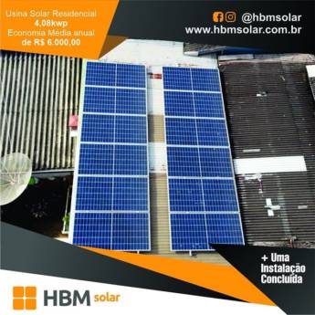 Comprar produto Gerador de energia solar, em Energia Solar pela empresa HBM Solar - Energia Solar em Alta Floresta, MT