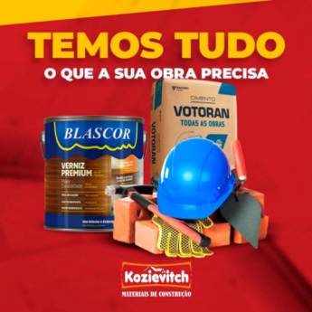 Comprar o produto de Materiais de Construção em Construção pela empresa Kozievitch Materiais de Construção em Foz do Iguaçu, PR por Solutudo