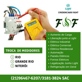 Comprar o produto de Eletricista em geral em Instalação e Manutenção de Máquinas em Rio de Janeiro, RJ por Solutudo