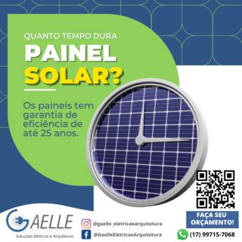Comprar produto Empresa especializada em Energia Solar em Energia Solar pela empresa Gaelle Soluções Elétricas e Arquitetura em Bady Bassitt, SP