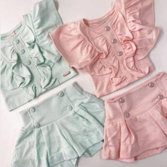 Comprar o produto de Conjunto modinha de menina  em Conjuntos Infantis em Foz do Iguaçu, PR por Solutudo