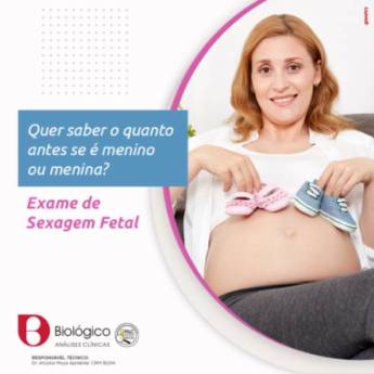 Comprar o produto de Sexagem Fetal  em Exames  em Itupeva, SP por Solutudo
