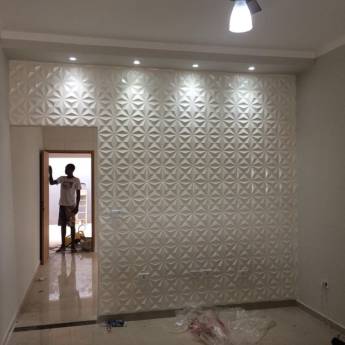 Comprar o produto de Parede 3D com placas de gesso em Gesso em Ouroeste, SP por Solutudo Comprar o produto de Parede 3D com placas de gesso em Gesso em Ouroeste, SP por Solutudo