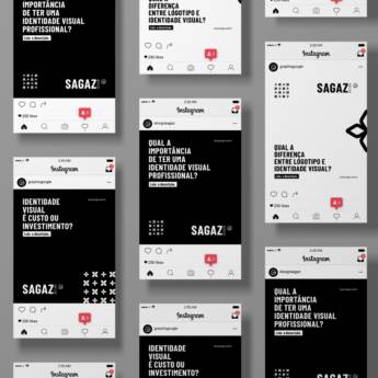 Comprar o produto de Artes para redes sociais em Criação de identidade visual em Jundiaí, SP por Solutudo