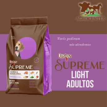 Comprar o produto de Quatree Supreme Light Adultos em Ração para Cachorros em Leopoldina, MG por Solutudo
