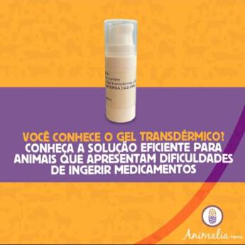 Comprar o produto de Géis trandêrmicos em Medicamentos Veterinários em Jundiaí, SP por Solutudo