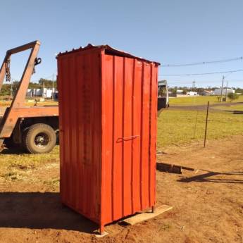 Comprar produto Banheiros Químicos para Obras em Locação de Sanitário Químico pela empresa SOS Caçambas  em Botucatu, SP