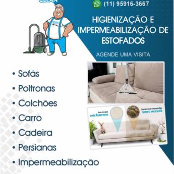 Comprar o produto de Higienização de estofados em Higienização e Lavagem de Carpete - Tapetes - Capachos em Santo André, SP por Solutudo