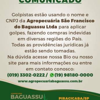 Comprar o produto de Comunicado Importante!  em Indústria Agropecuária em Piracicaba, SP por Solutudo