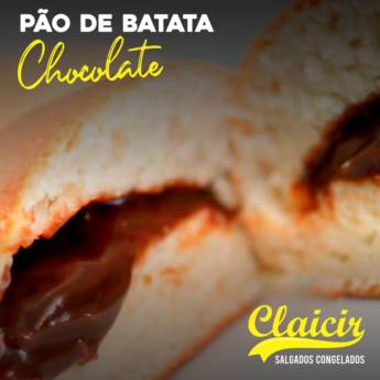 Comprar o produto de Pão de batata com chocolate congelado em Bauru em Salgados Congelados em Bauru, SP por Solutudo