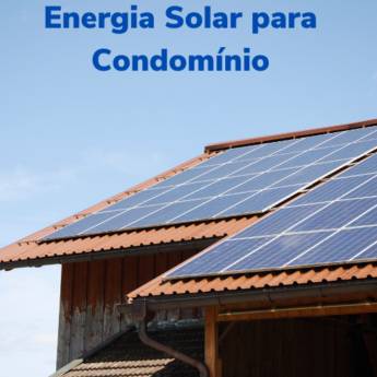 Comprar o produto de Energia Solar para Condomínio em Energia Solar pela empresa HCC Energia Solar em Maceió, AL por Solutudo