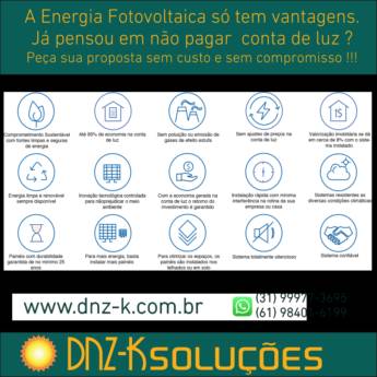 Comprar o produto de Empresa especializada em Energia Solar em Energia Solar pela empresa DNZ-K Soluções em Ouro Preto, MG por Solutudo