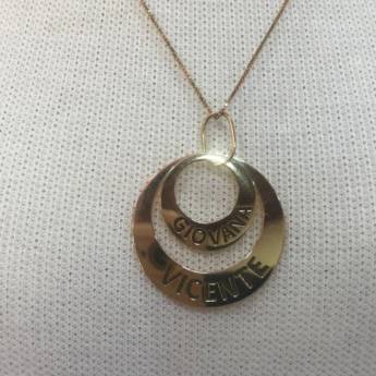 Comprar o produto de Mandala com Nomes em Bauru em Colares em Bauru, SP por Solutudo