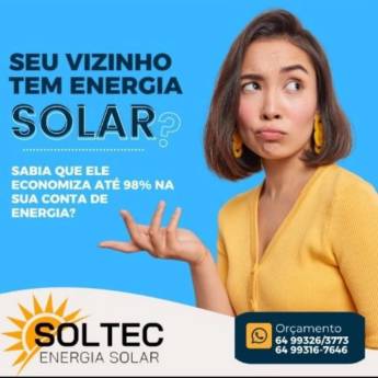 Comprar o produto de Energia Solar em Itumbiara  em Energia Solar em Itumbiara, GO por Solutudo