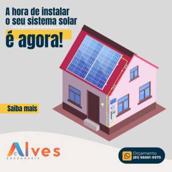 Comprar produto Gerador Fotovoltaico em Energia Solar pela empresa C Alves Engenharia em Paulista, PE