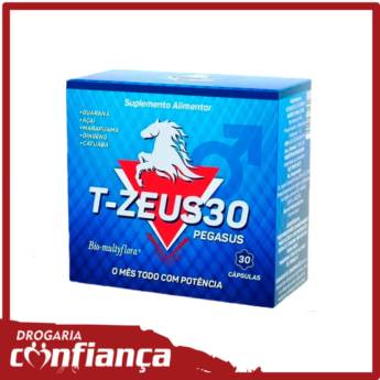 Comprar o produto de T- zeus 30 pegasus - Bio multyflora - Bio-multyflora em Suplementos e Vitaminas pela empresa Drogaria Confiança em Mineiros, GO por Solutudo