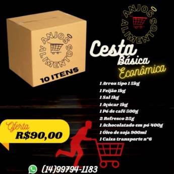 Comprar o produto de Cesta básica econômica em Alimentos em Bauru, SP por Solutudo