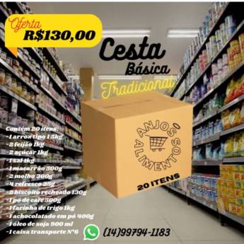 Comprar o produto de Cesta básica tradicional em Alimentos em Bauru, SP por Solutudo