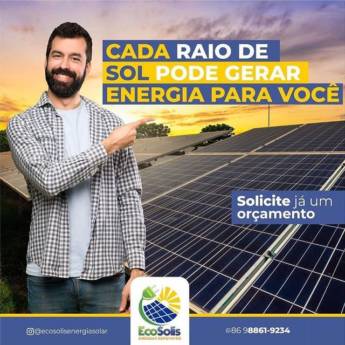 Comprar o produto de Especialista em Energia Solar em Energia Solar em Parnaíba, PI por Solutudo