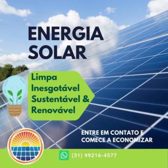 Comprar o produto de Gerador de Energia Solar em Energia Solar em Ouro Branco, MG por Solutudo