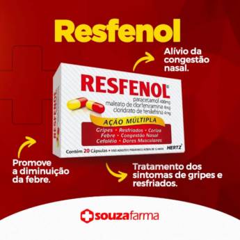 Comprar o produto de Resfenol em Medicamentos em Aracaju, SE por Solutudo